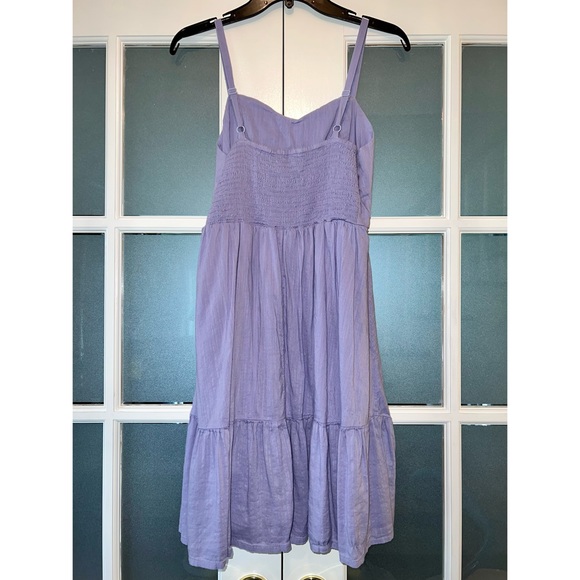 OLD NAVY SOLID PERIWINKLE BLUE SUNDRESS 👗🦋 - Picture 2 of 4